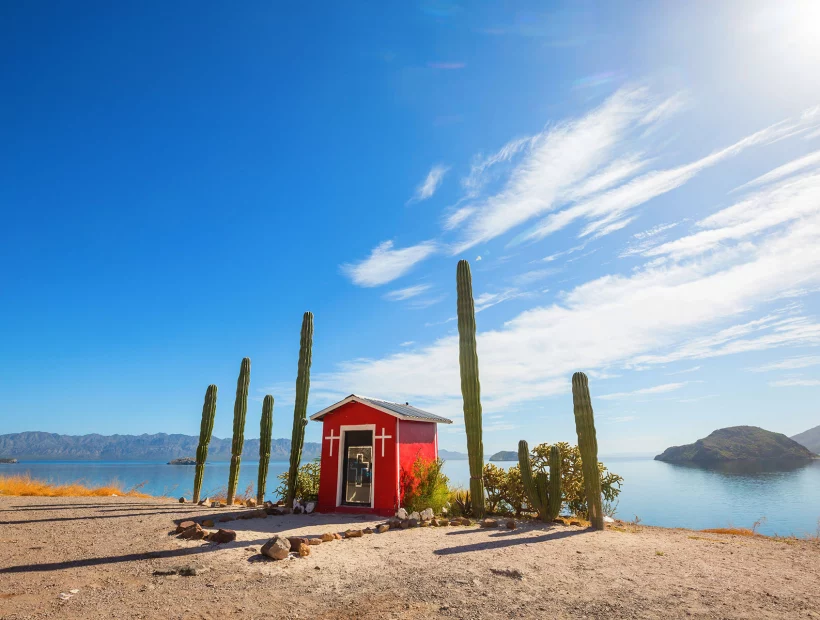 Kleine Kapelle in der Baja California